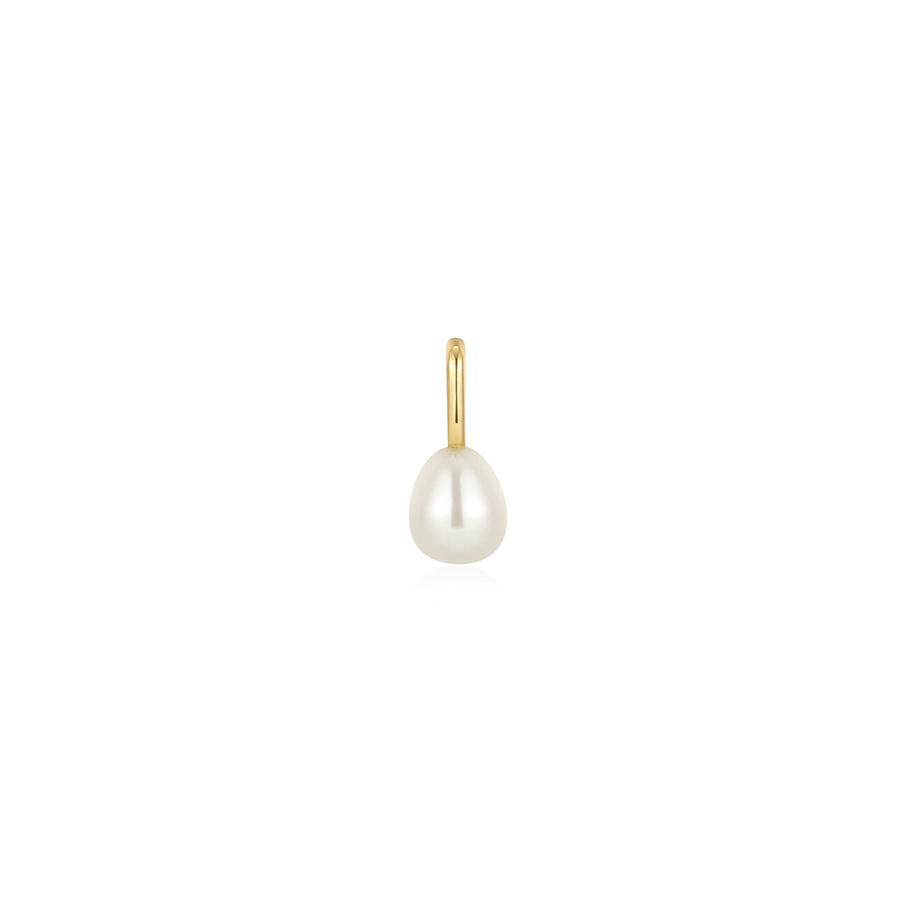 Gold pearl charm voor ketting/armband