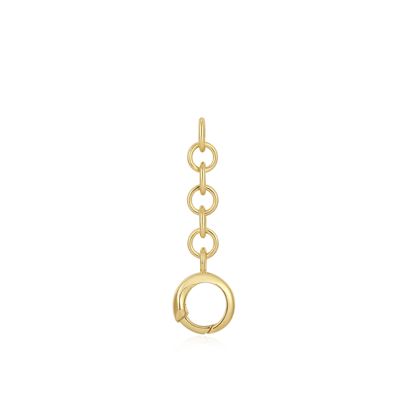 Charm connector goud