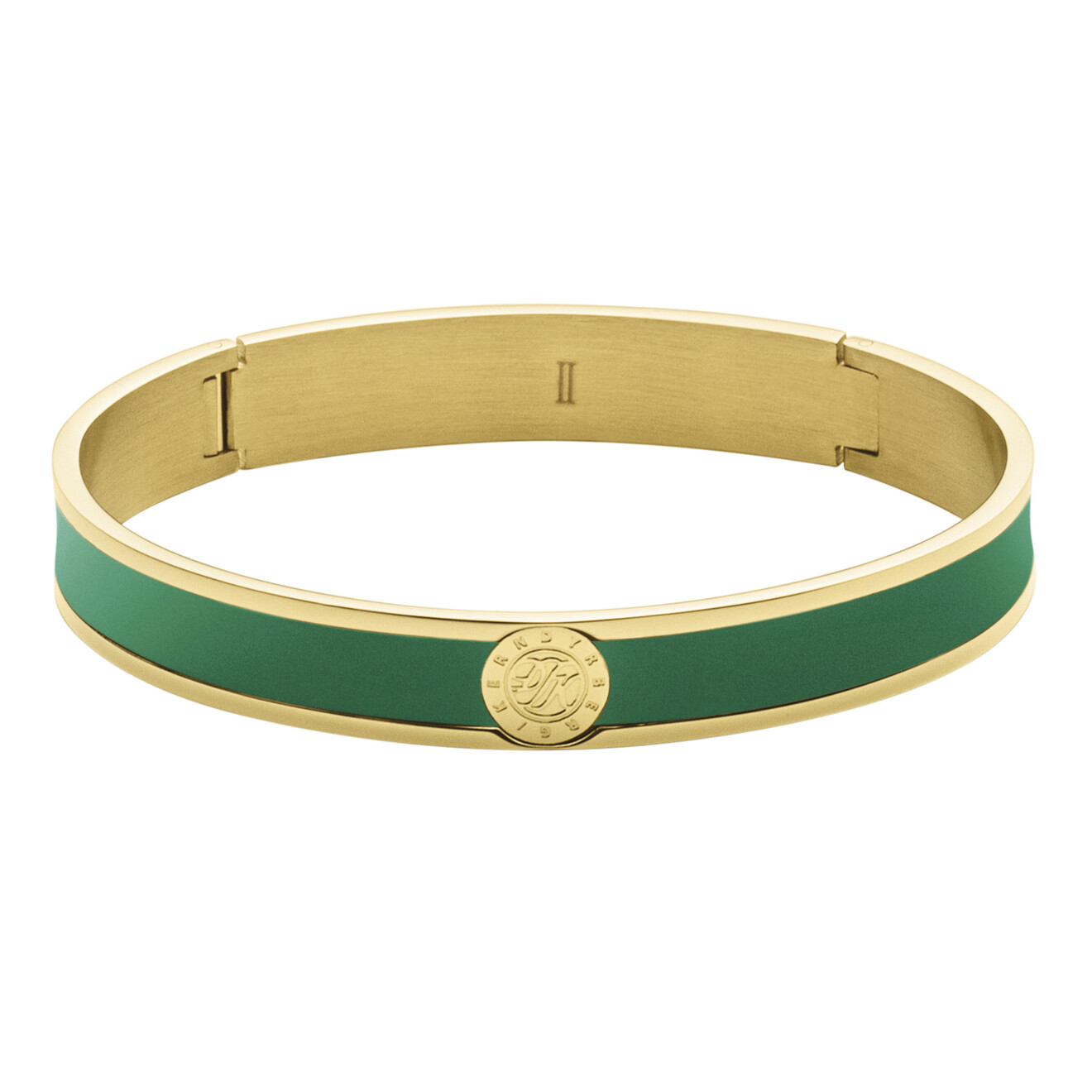 Pennika esmerald groene armband goud