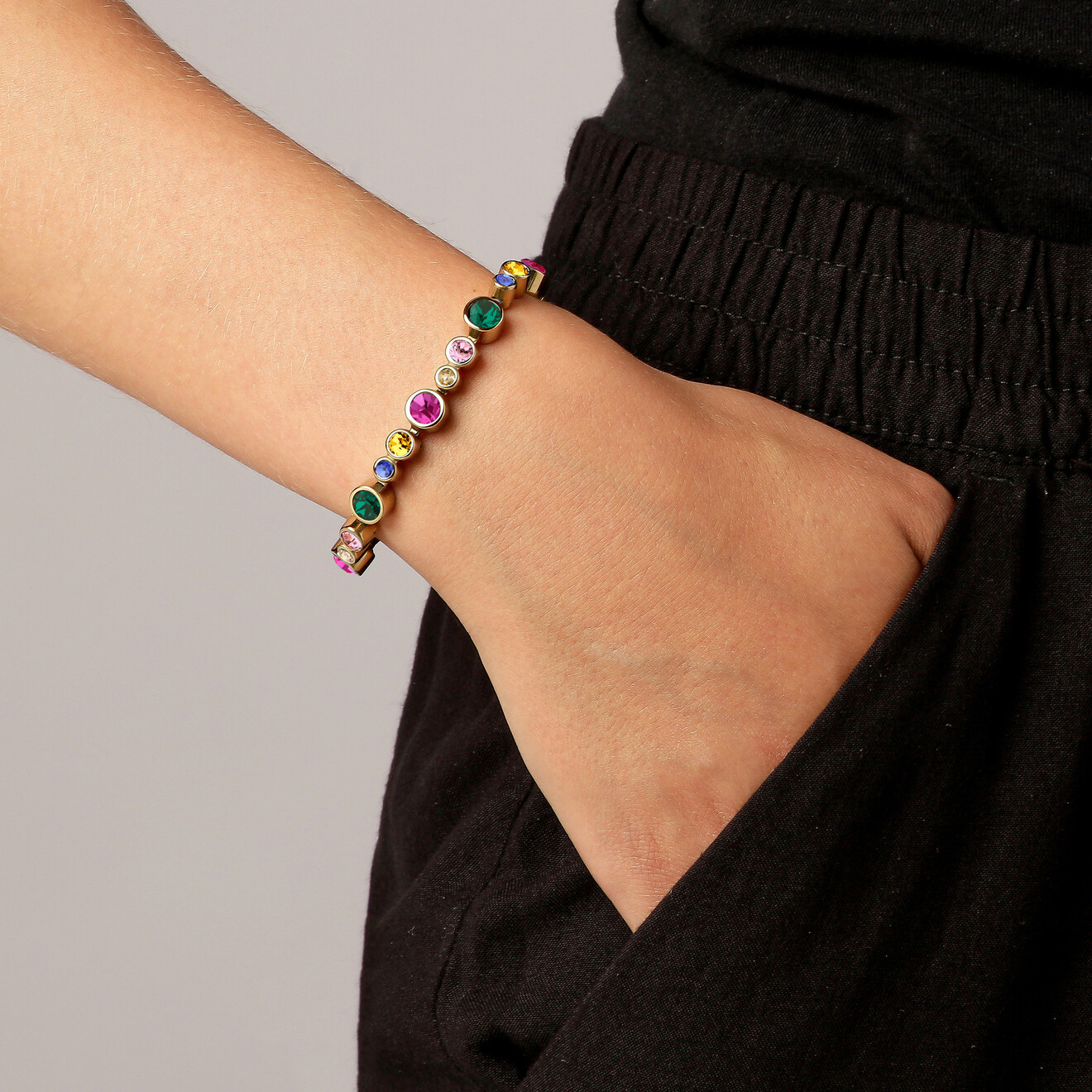 Teresia armband regenboog