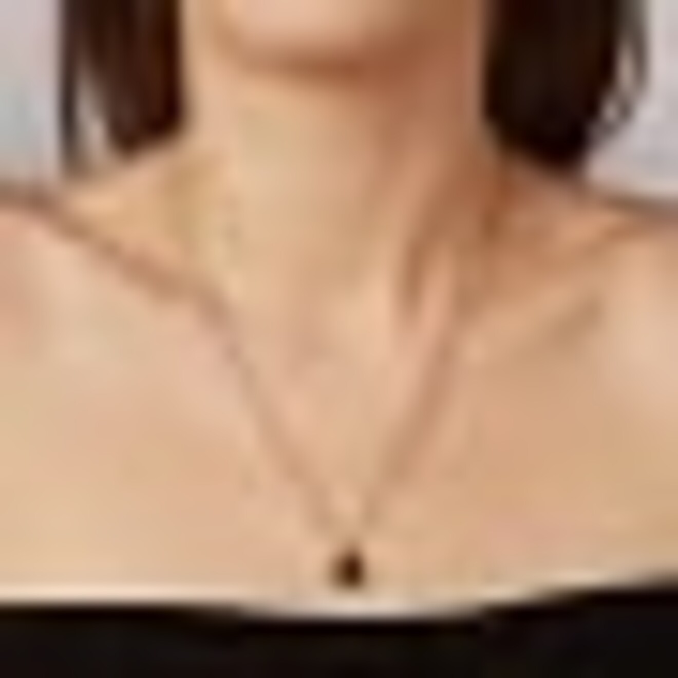 Ette zwarte ketting goud