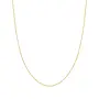 Gold mini link charm ketting