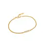 Glam bar armband goud