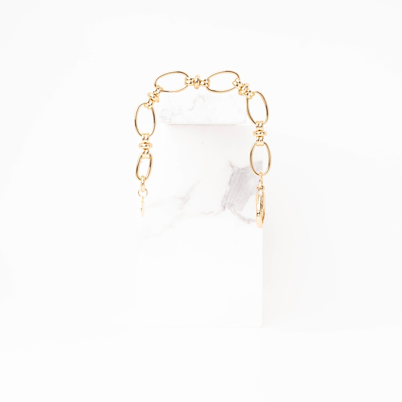 Sienna gouden schakelarmband