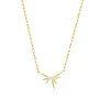 Spike pendant ketting goud