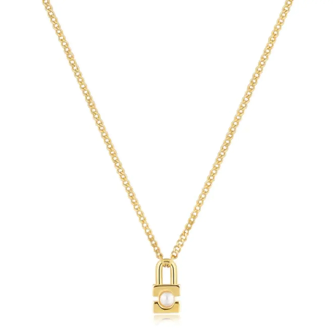 Pearl paddock ketting goud