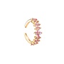Veerle ear cuff roze goud