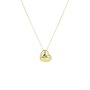 Classic bold hart ketting goud