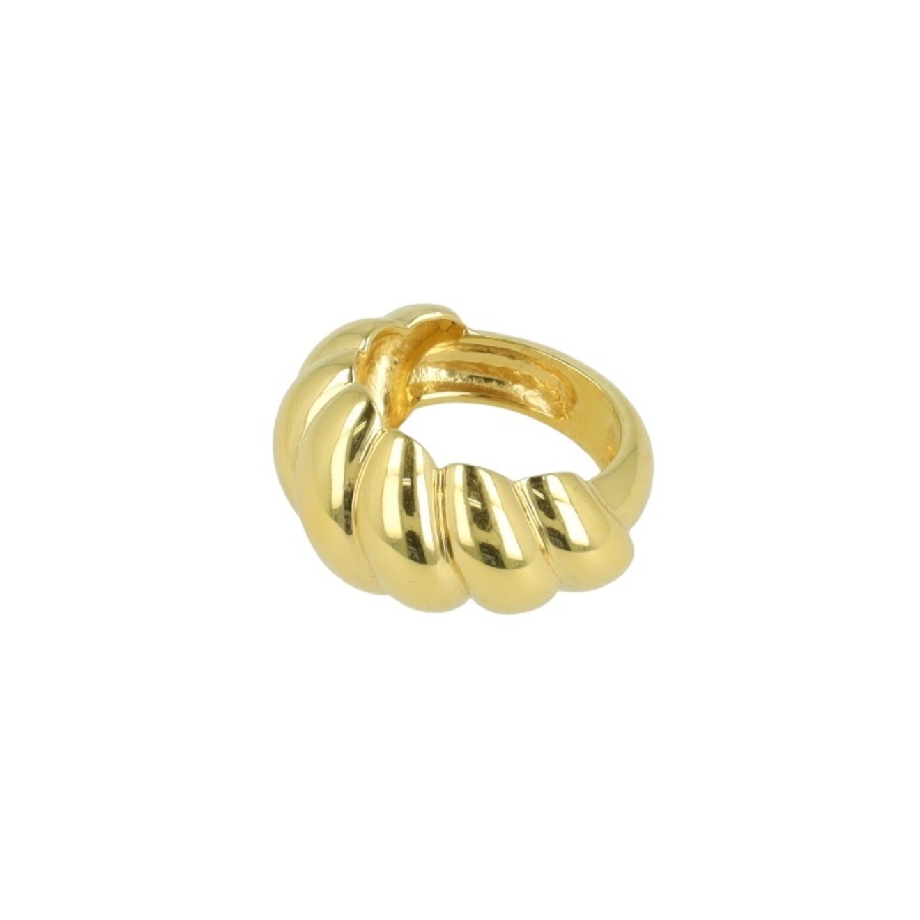 Croissant ring goud