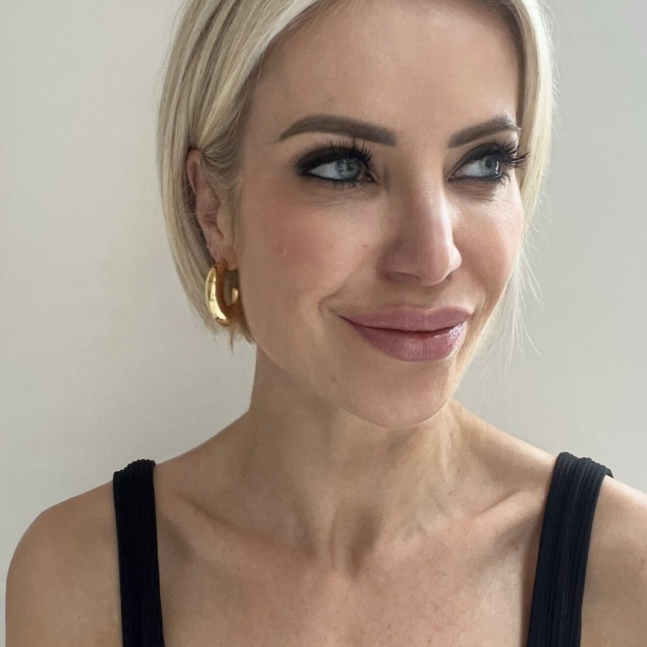 Monique ovale hoop oorbellen