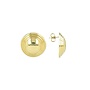 Classic oorbellen triple stripes goud