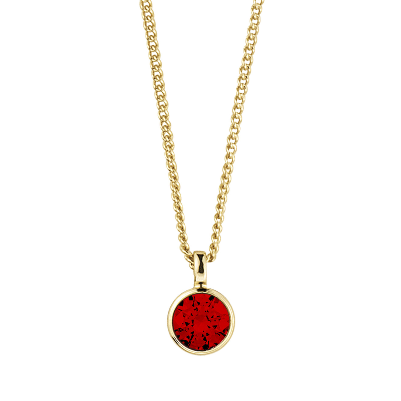 Ette ketting rood goud