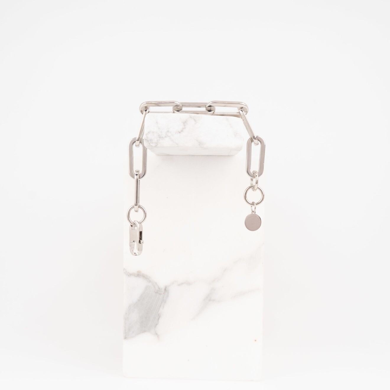 Amara small chain armband zilver