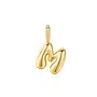 Pop charm letter M goud