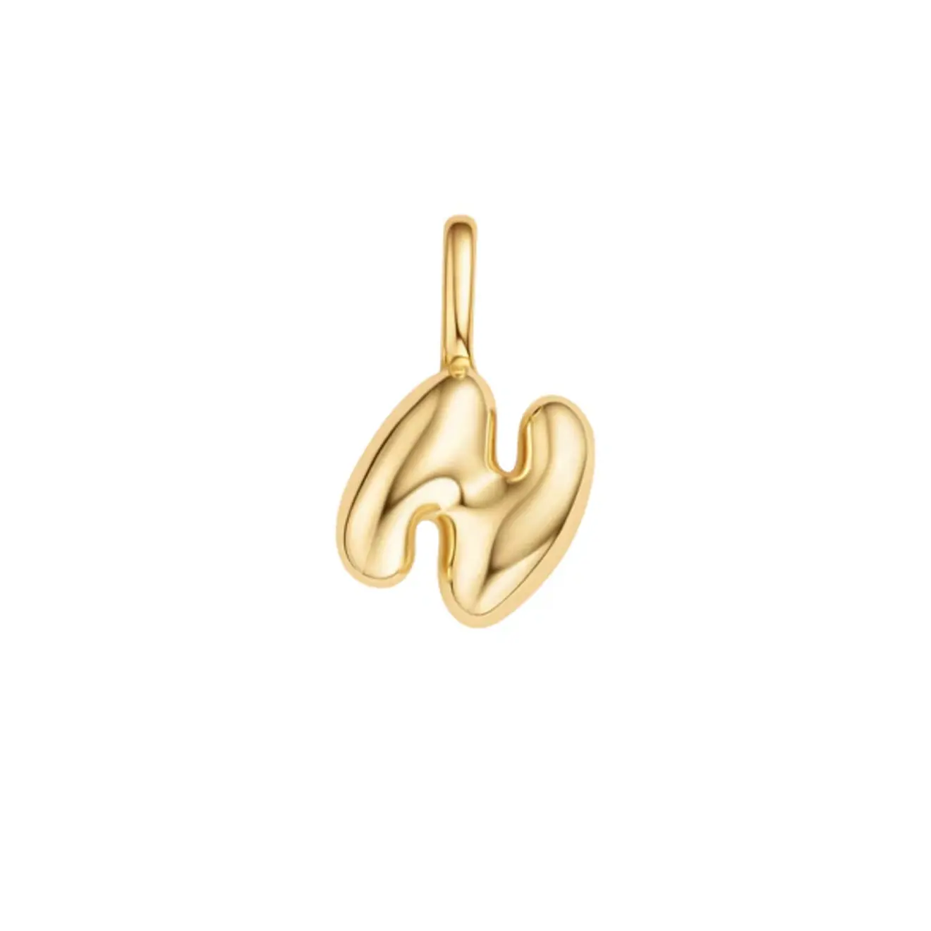 Pop charm letter N goud