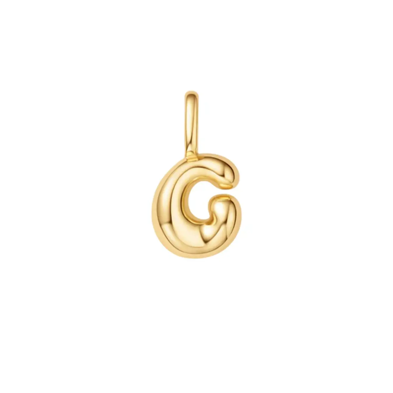 Pop charm letter G goud
