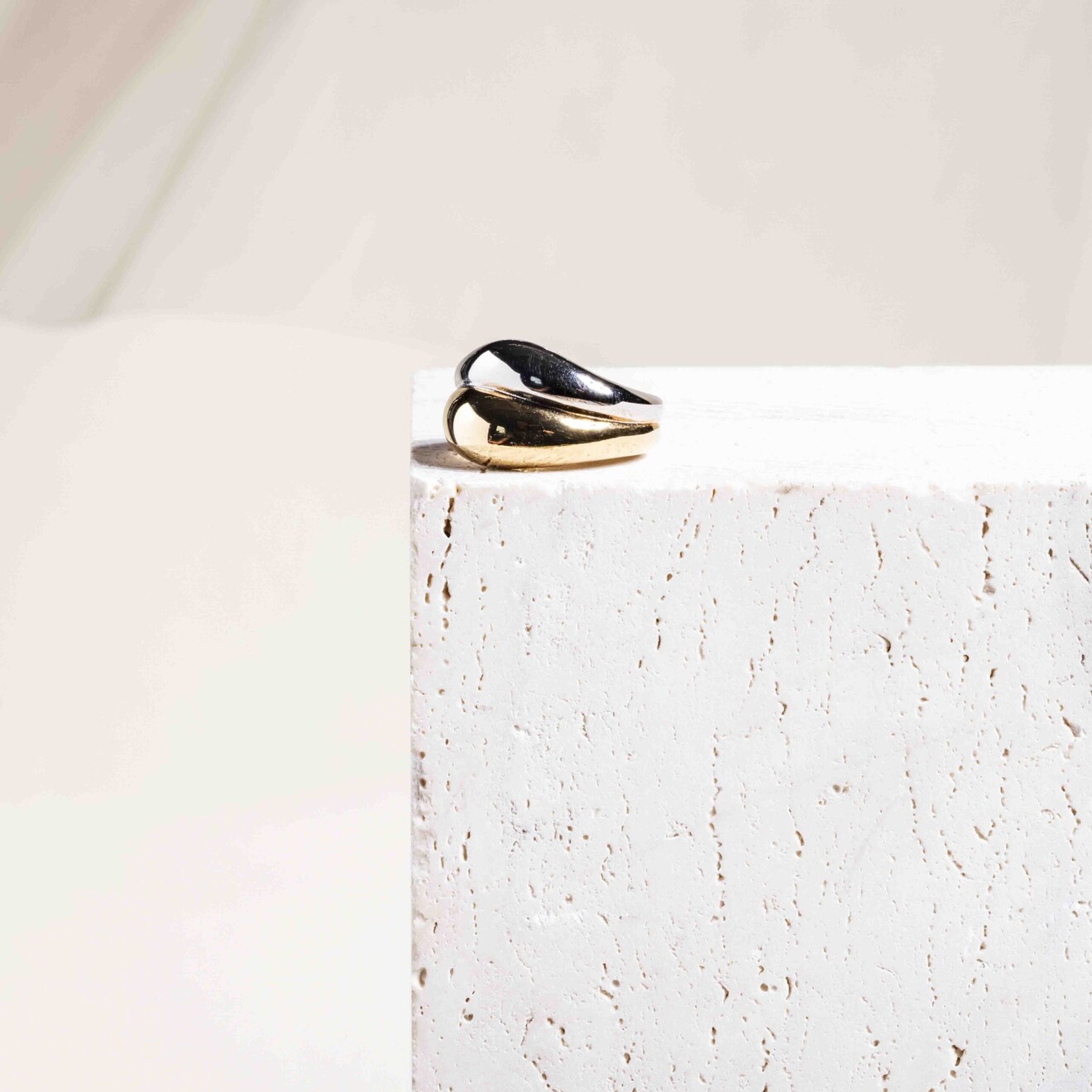 Gigi bold ring bicolor