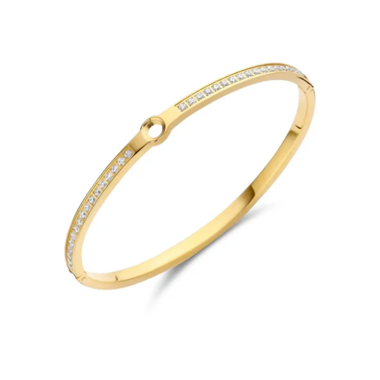 Vivid hinged armband goud S