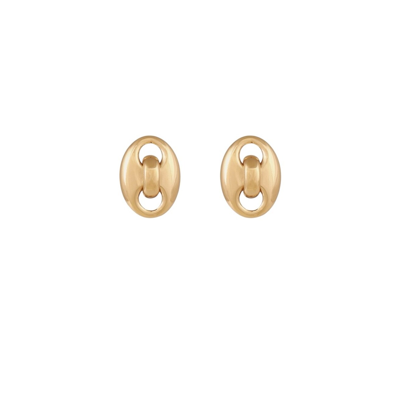 Cophea stud CLIPS oorbellen goud