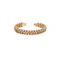 Izilda aanpasbare bangle armband goud
