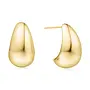 Bold Dome hoop oorbellen large goud