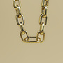 Lima large charm ketting goud