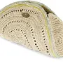 Sol clutch handtas raffia