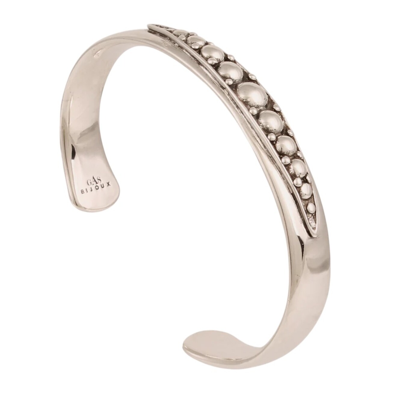 Ziggy bangle armband homme zilver