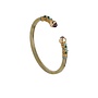 Sari bracelet acetate - grijs-groen