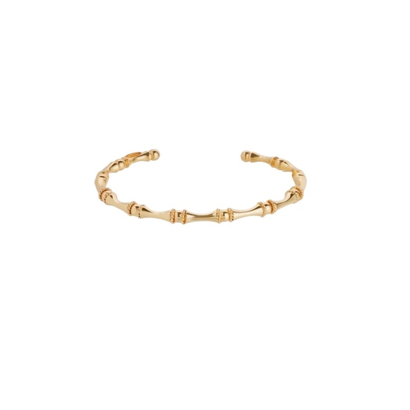 Bambou bangle armband mini goud