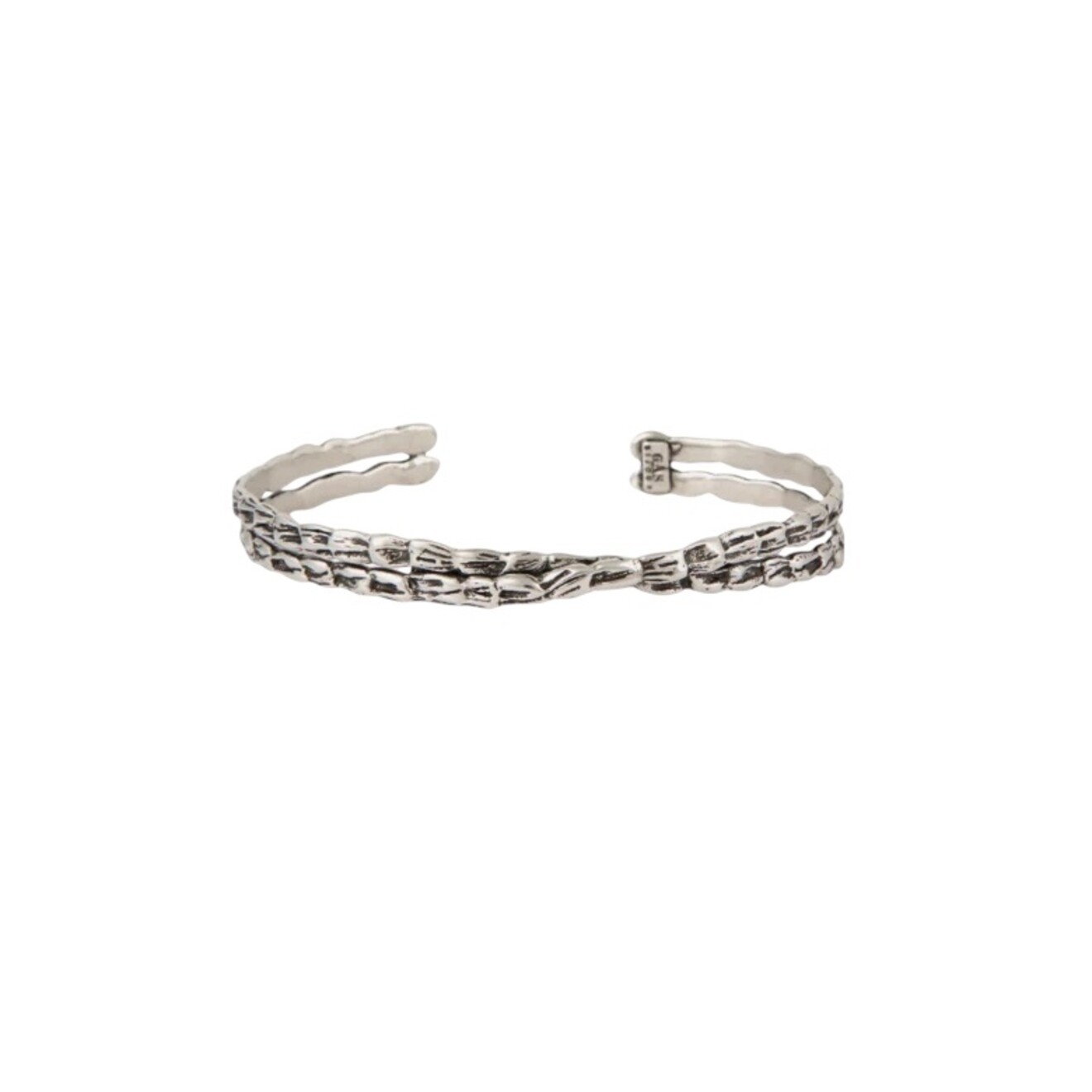 Liane crossed bangle armband zilver