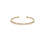 Lyre bange armband parel smal goud