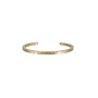 Eliot gehammerde bangle armband large goud