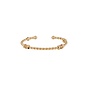 Torsade bangle armband large goud