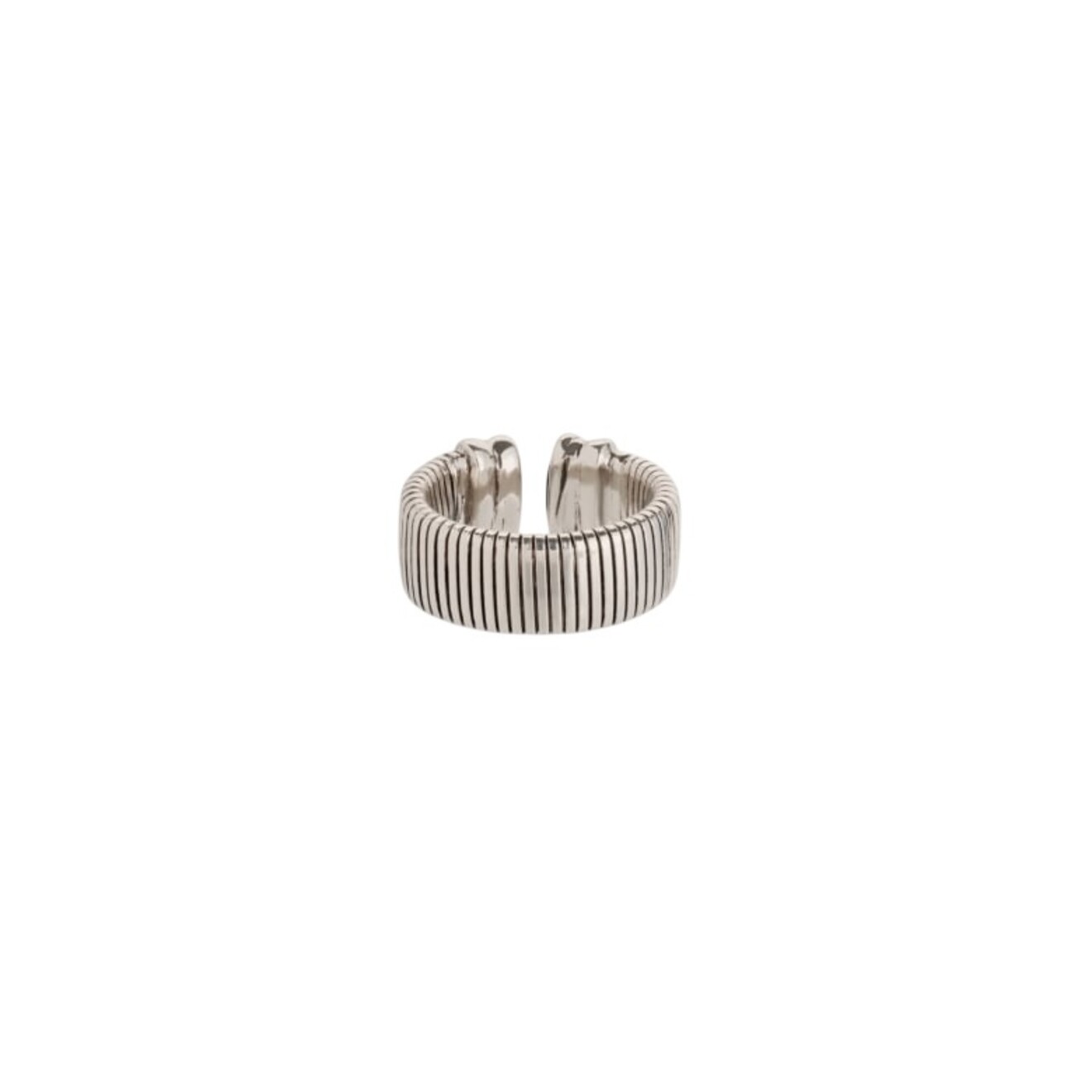 Aida bangle aanpasbare ring zilver