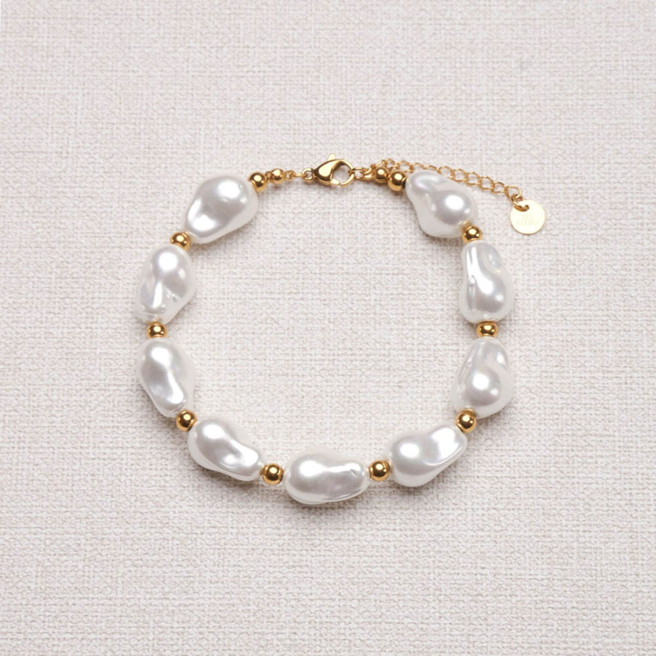 Gwenny barok parel armband