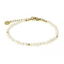 Jenny zoetwaterparel armband goud