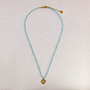Soraya turquoise ketting met hartje
