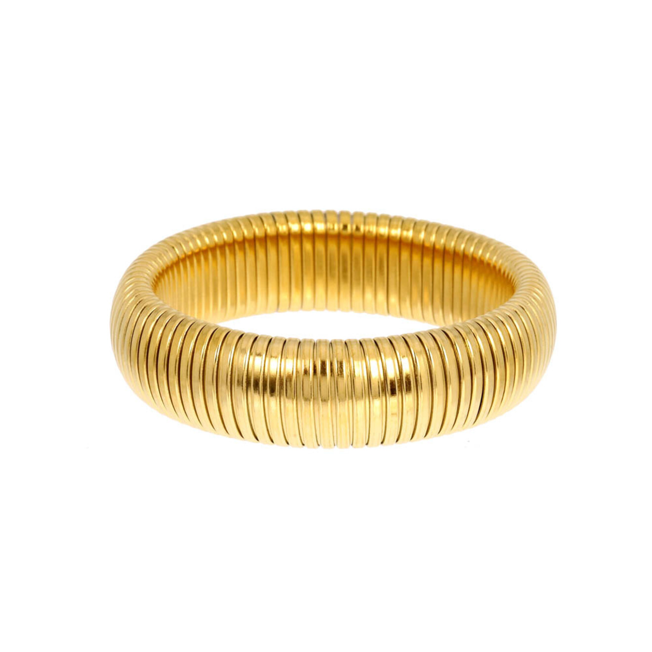 Snake armband medium goud