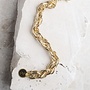 Mia snake armband goud