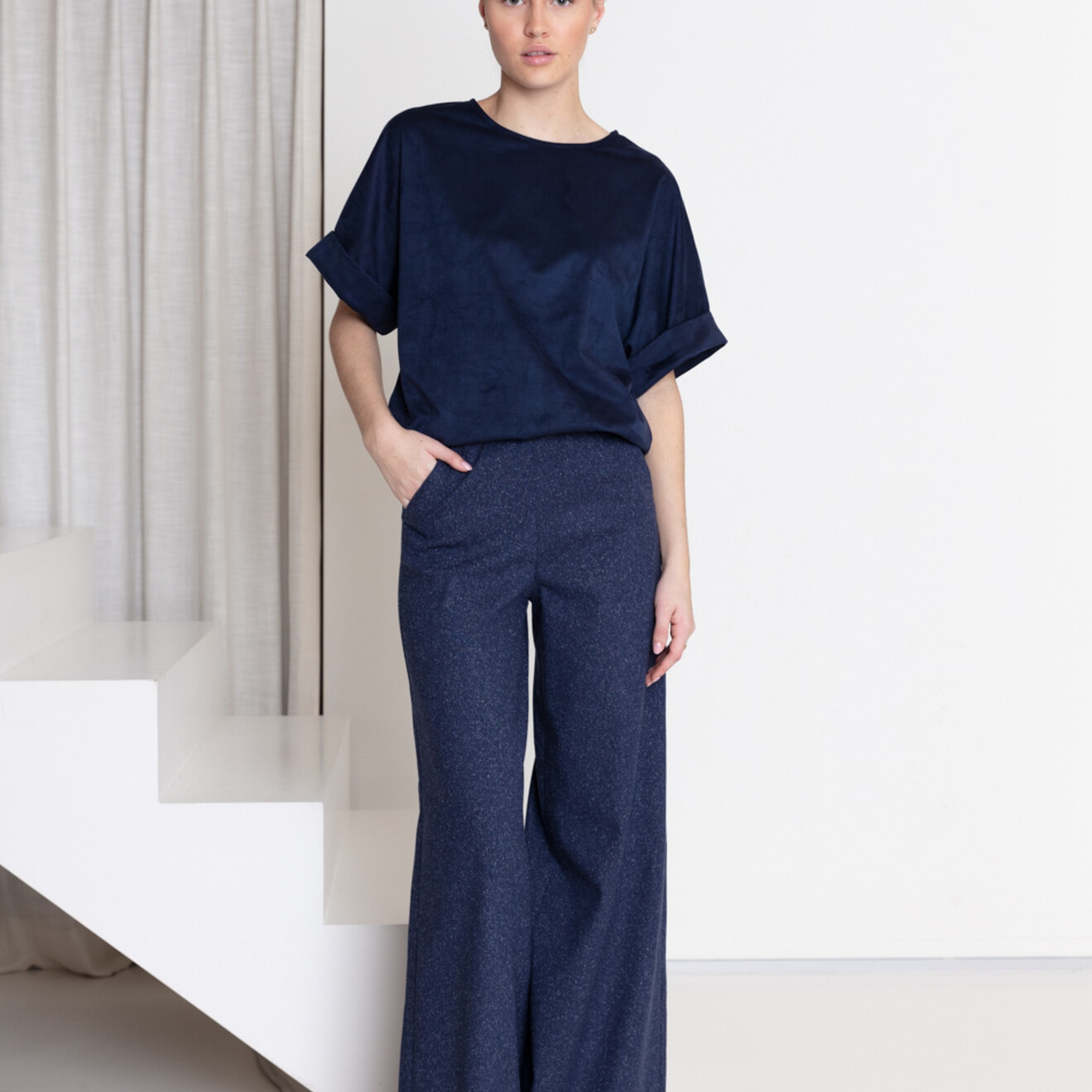 Annelies t-shirt navy