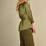 Nathalie blouse boothals kaki