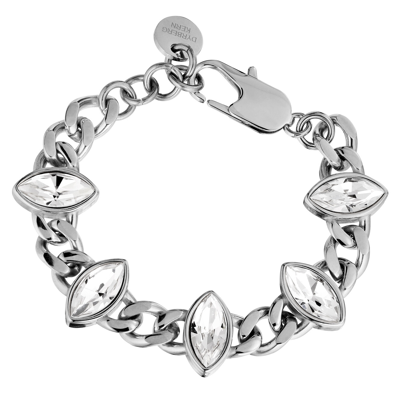 Zelko armband zilver kristal