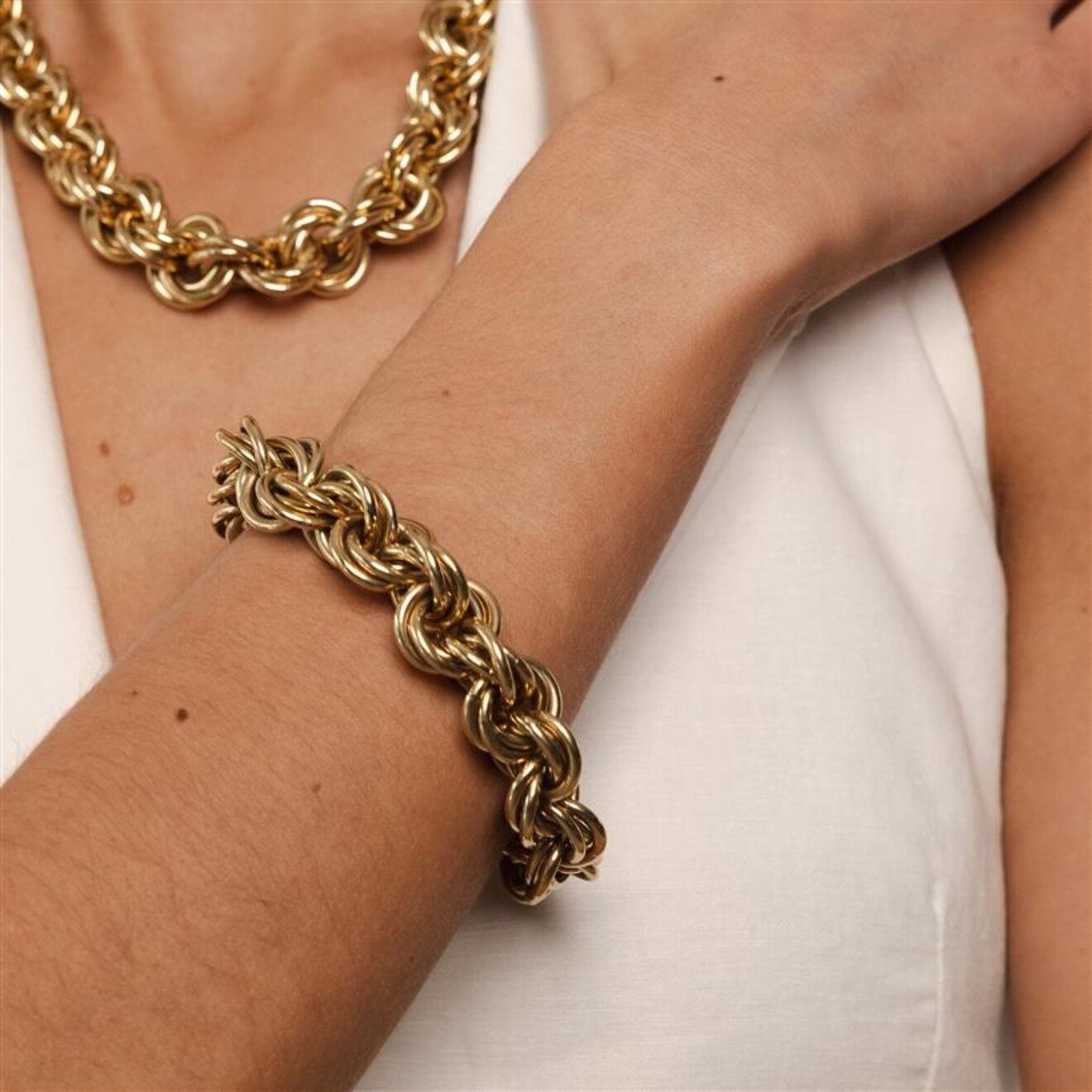 Maeve chain gouden armband
