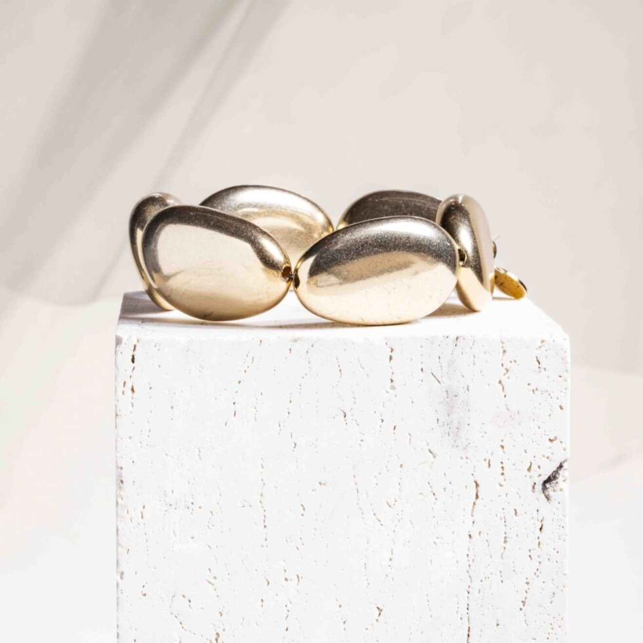 Calliope gouden kraal armband goud