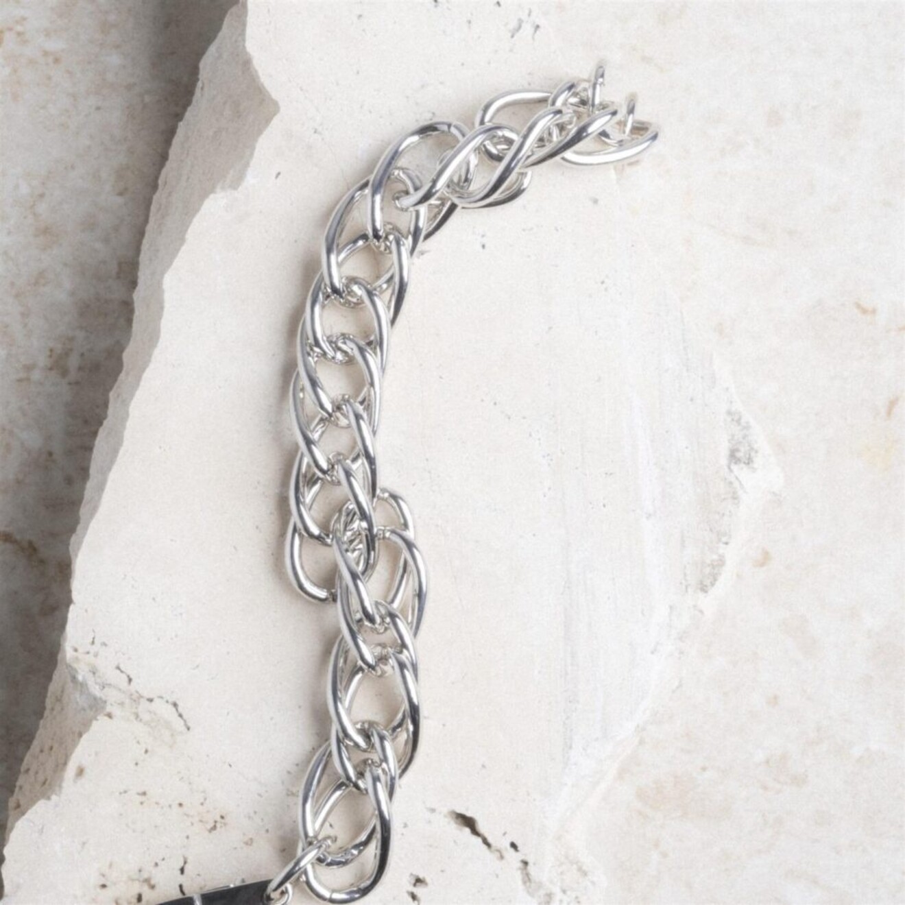 Small snake chain armband zilver