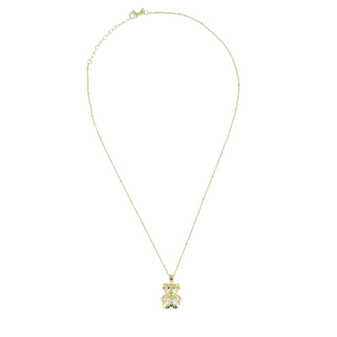 Ketting Tiny Teddy Crystal Heart