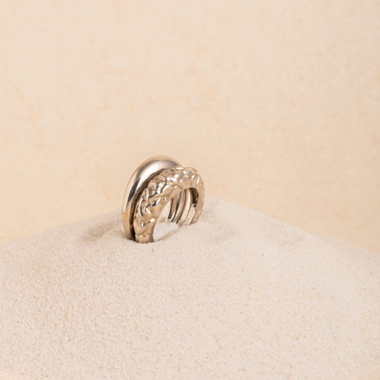 Petra soft ring zilver