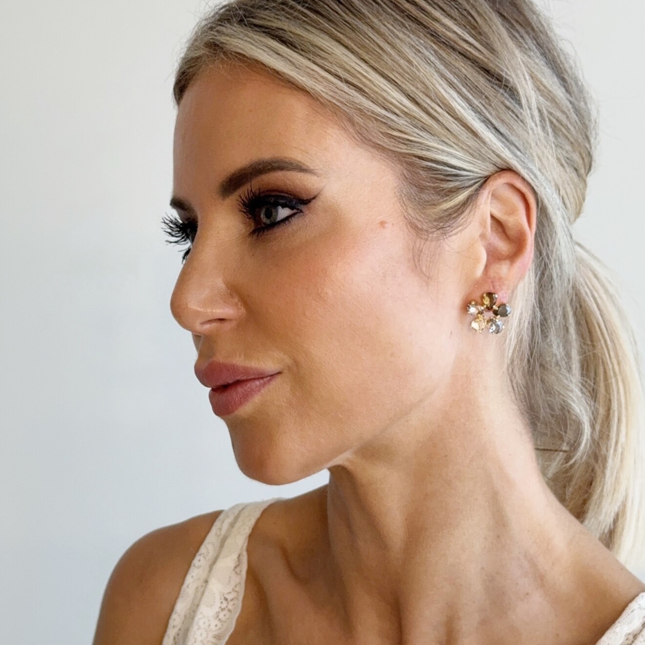 Selina bloem stud zachte wintermix