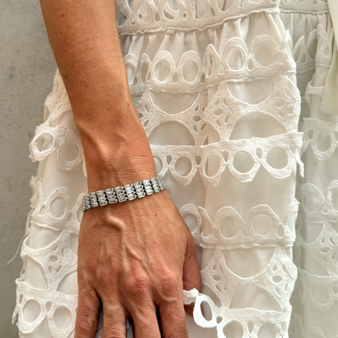 Tiny armband smal zilver